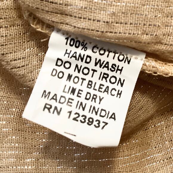 Debbie Katz South Beach Liliana Ombré Cotton Lurex Maxi Dress XL NWT - Picture 11 of 11